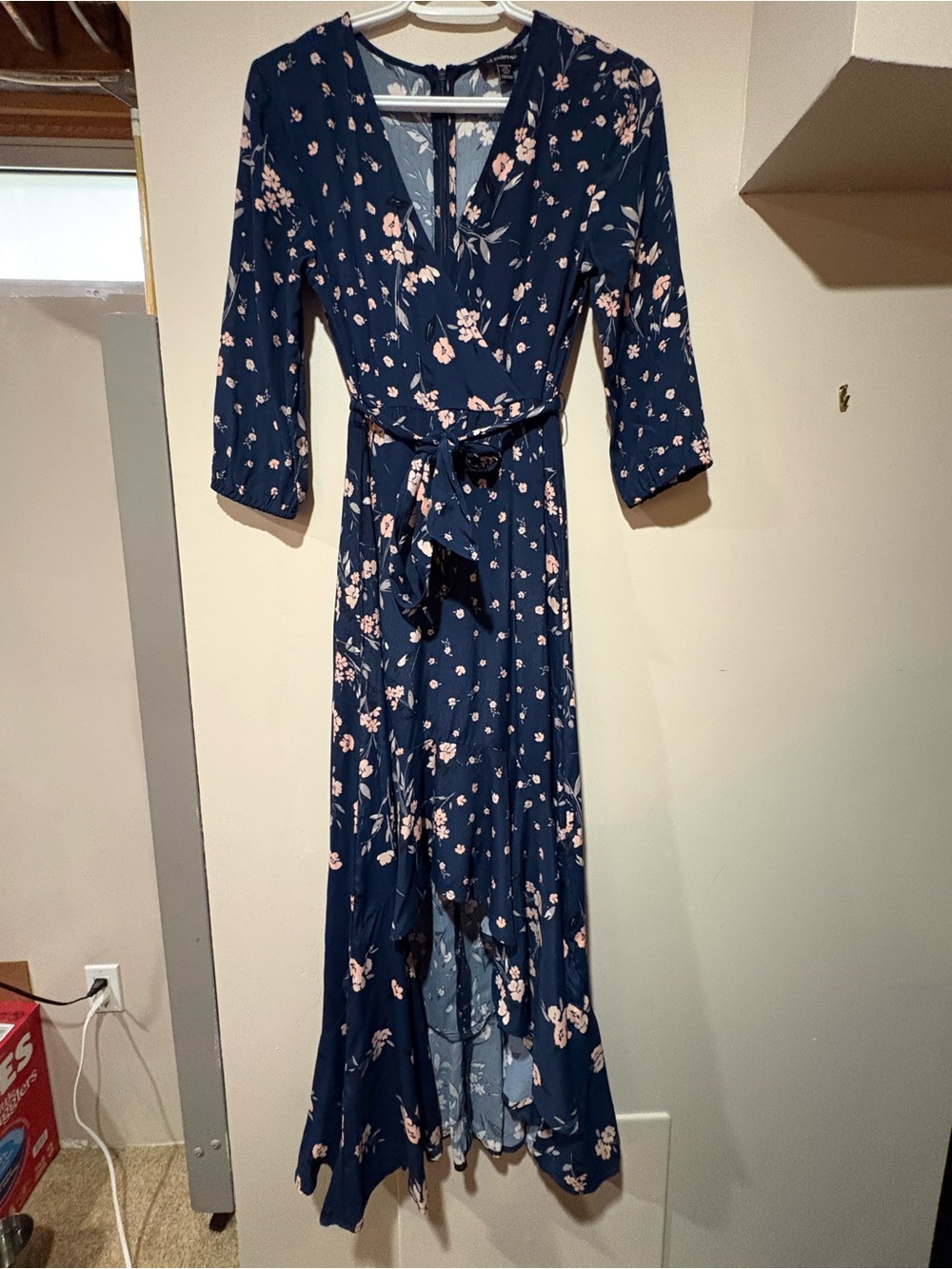 Le Chateau Floral Maxi Hi Lo Dress